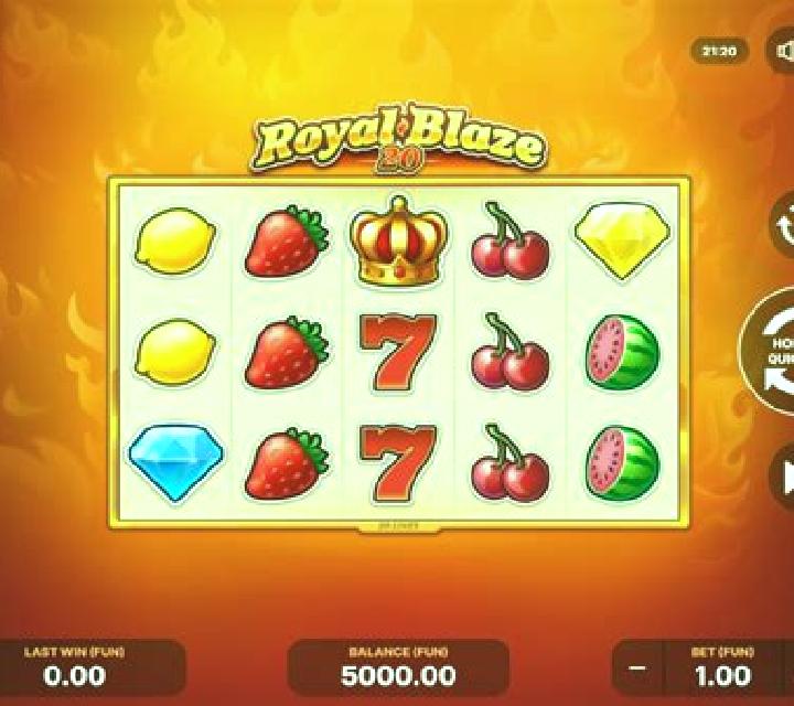 Royal Blaze 20 slot game