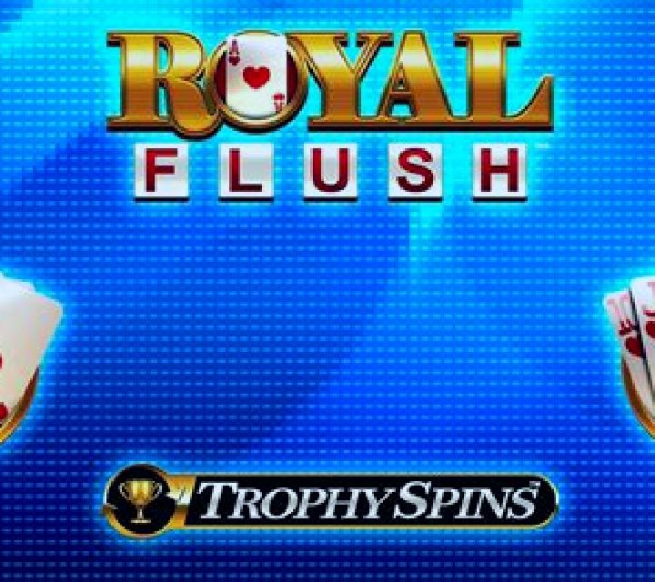 Royal Flush Trophy Spins slot game