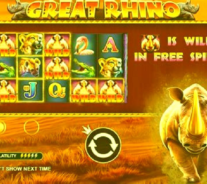 Royal Rhino slot game