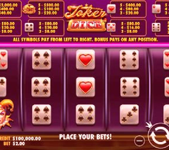Ruby Joker Dice slot game