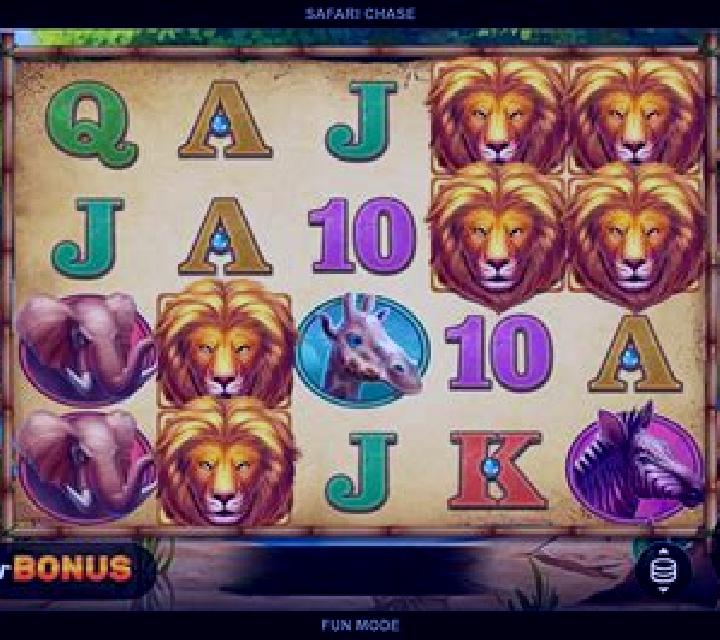 Safari Chase Hit n Roll slot game