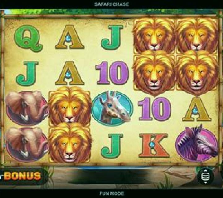 Safari Chase Hit n Roll slot machine