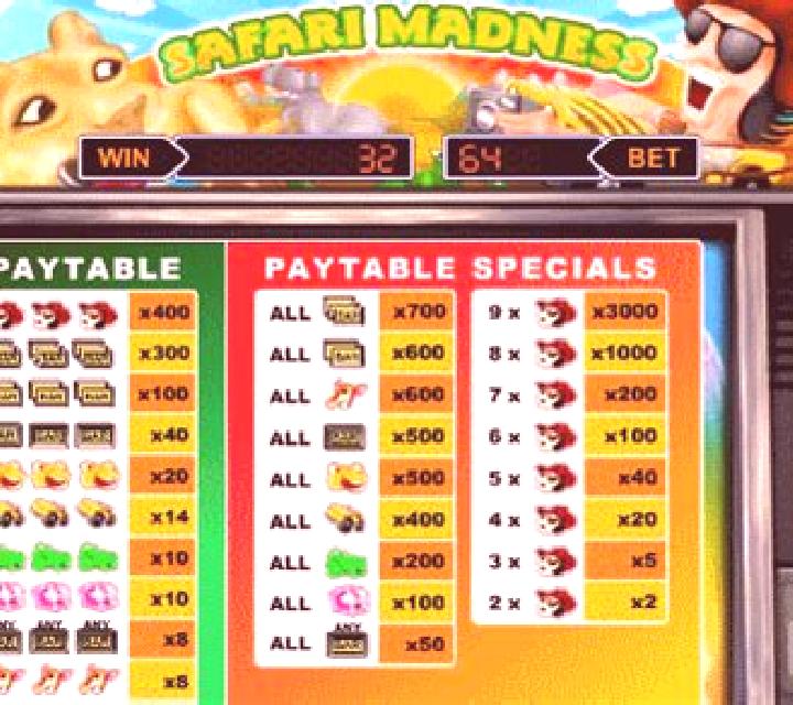 Safari Madness online slot