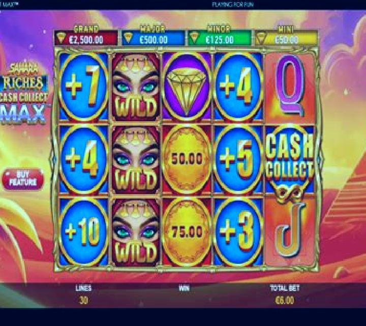 Sahara Riches Cash Collect Max slot