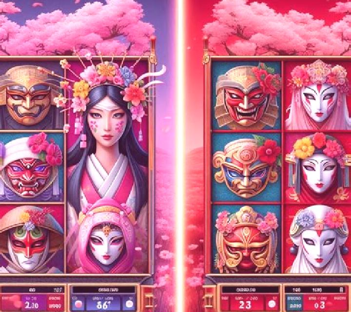 Sakura Masks slot game