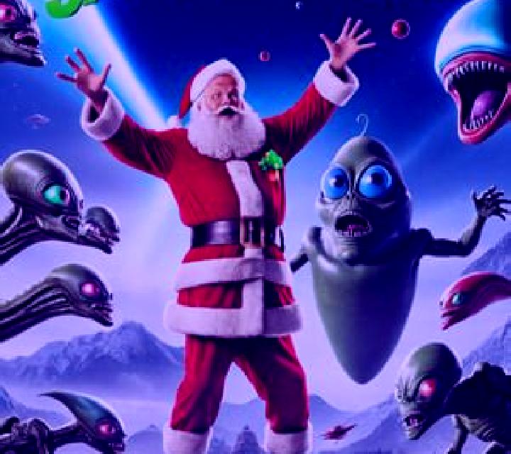 Santa vs Aliens slot game