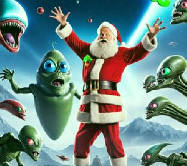 Santa vs Aliens slot machine