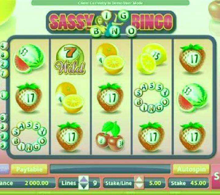 Sassy Bingo slot game