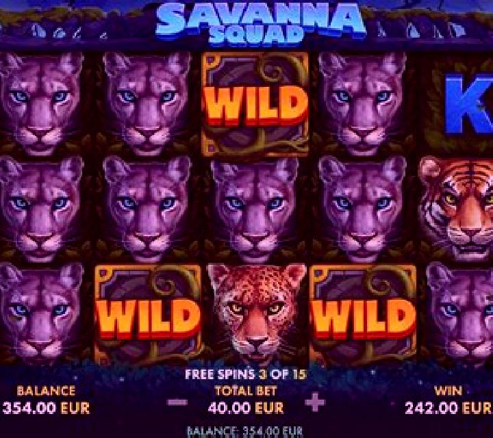 Savanna Squad slot game
