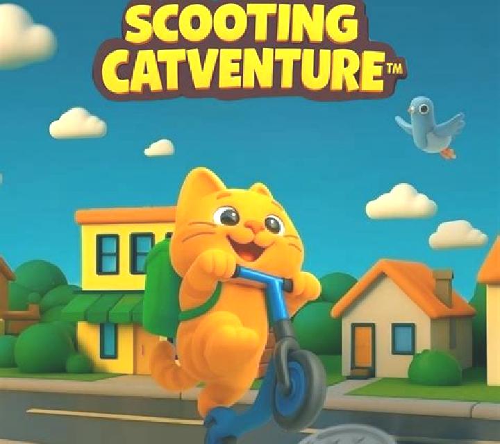 Scooting Catventure slot game
