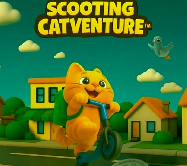 Scooting Catventure slot machine