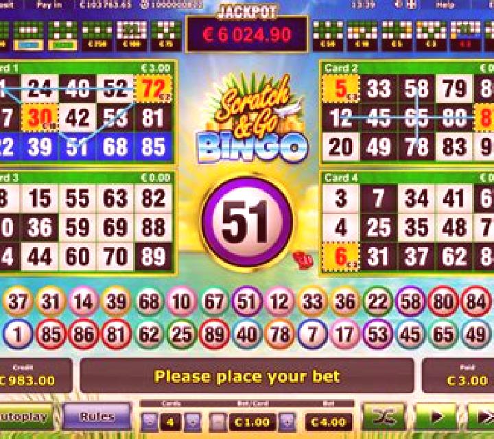 Scratch and Go Bingo slot game