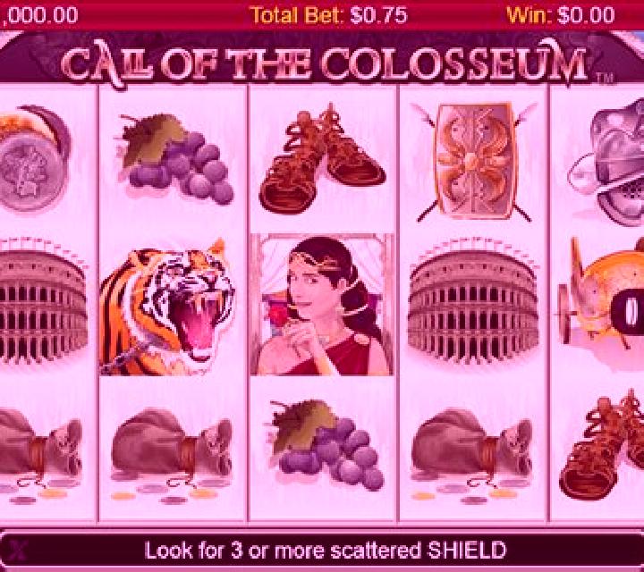 Scratch Call of the colosseum slot machine
