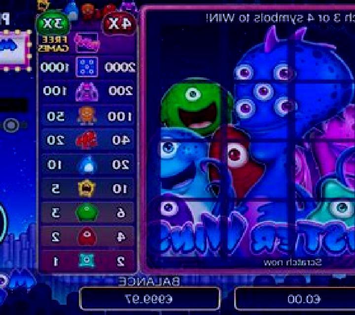 Scratch Monster Wins slot game