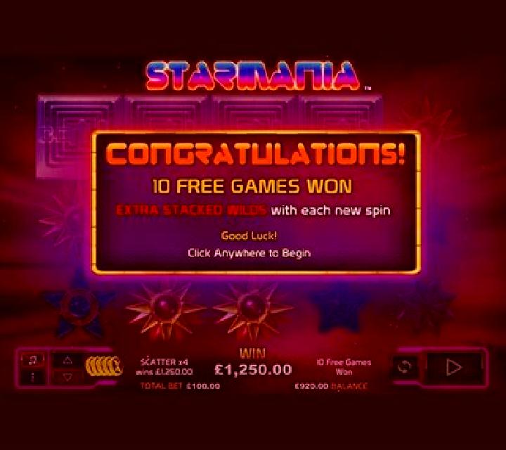 Scratch Starmania slot