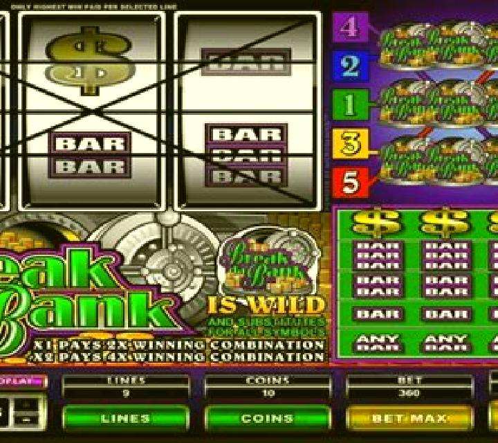 Scratch the Bank slot game
