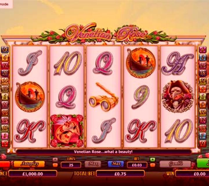 Scratch Venetian Rose online slot