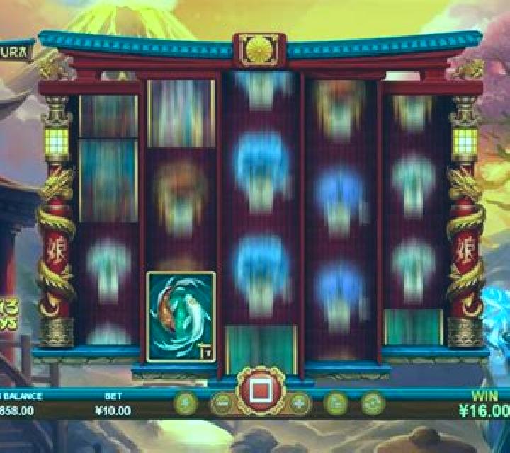 Scroll of Sakura slot machine