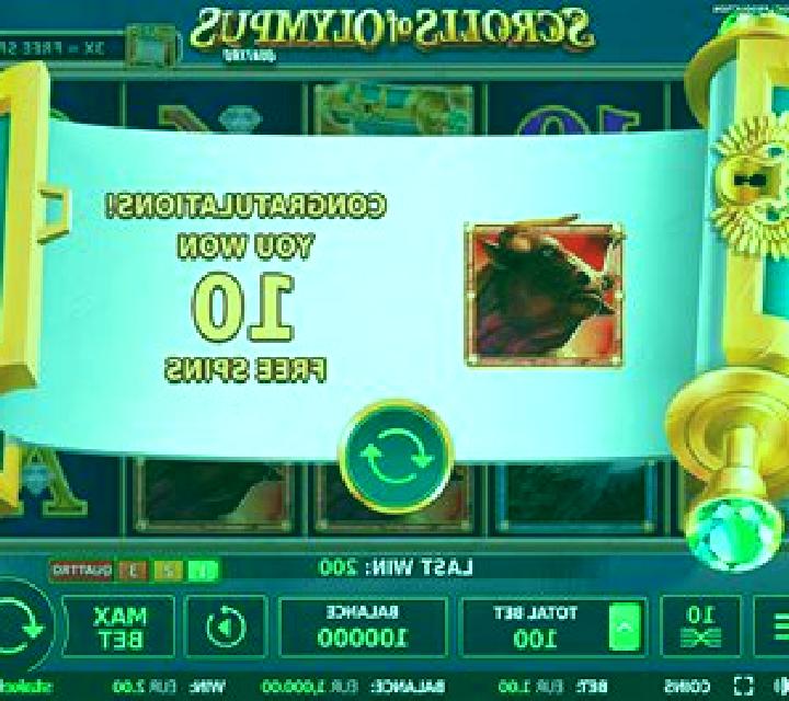 Scrolls of Olympus Quattro slot