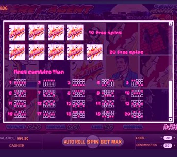 Secret Agent The Reel Story slot game
