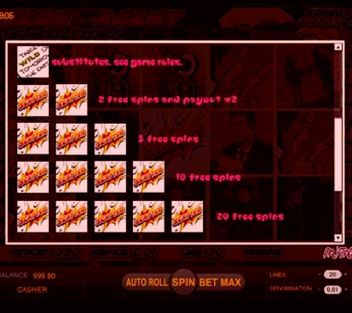 Secret Agent The Reel Story slot