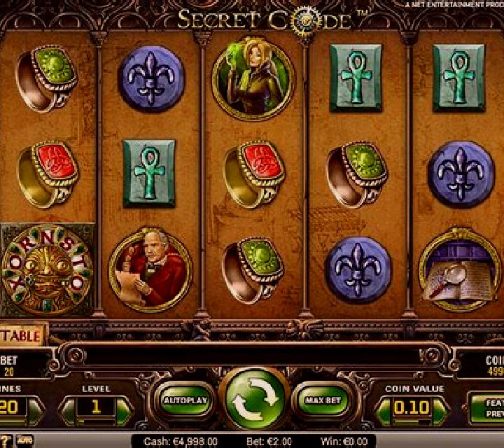 Secret Code slot game