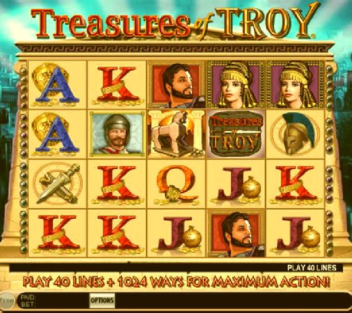 Secret of Troy slot machine