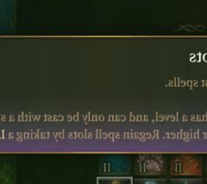 Secret Spell slot