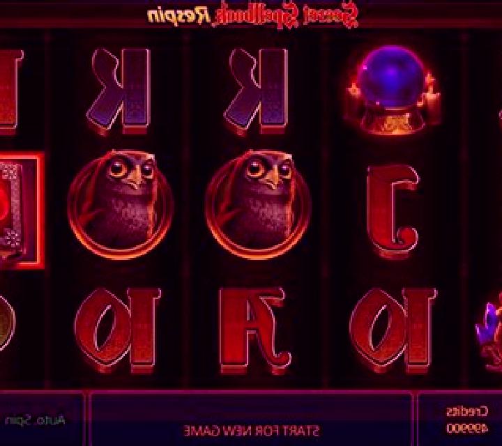 Secret Spellbook Respin slot