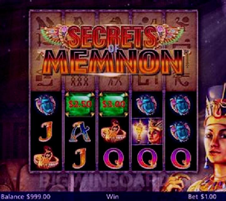 Secrets of Memnon slot