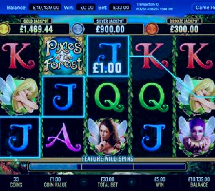 Secrets of the Pixies slot game