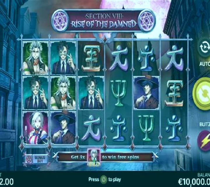 Section VIII: Rise of the Damned slot