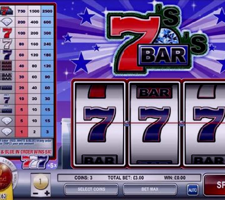 Sevens and Bars slot machine