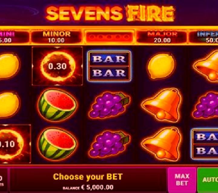 Sevens Fire slot machine