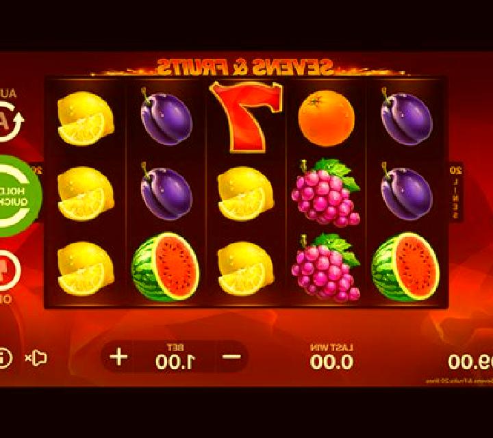 Sevens Fruits: 20 lines online slot