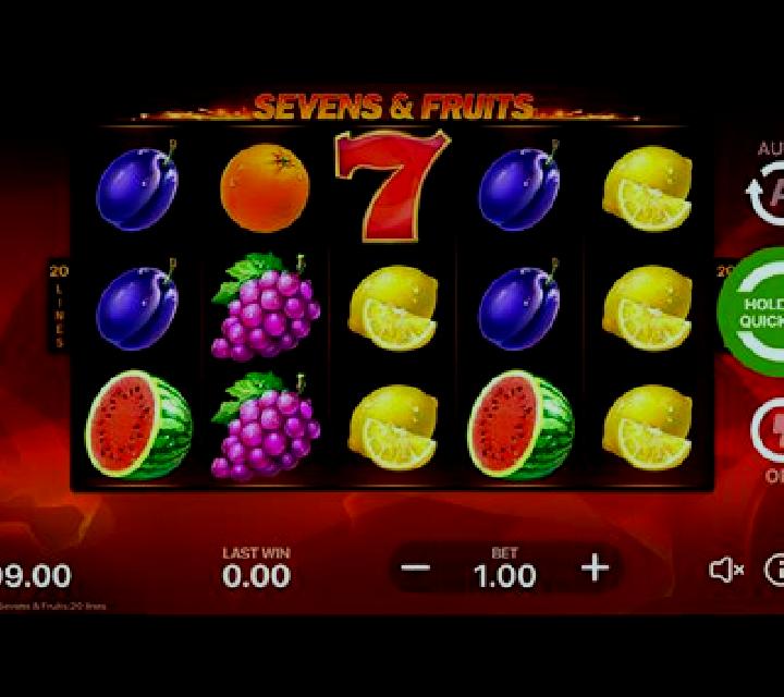 Sevens & Fruits slot machine