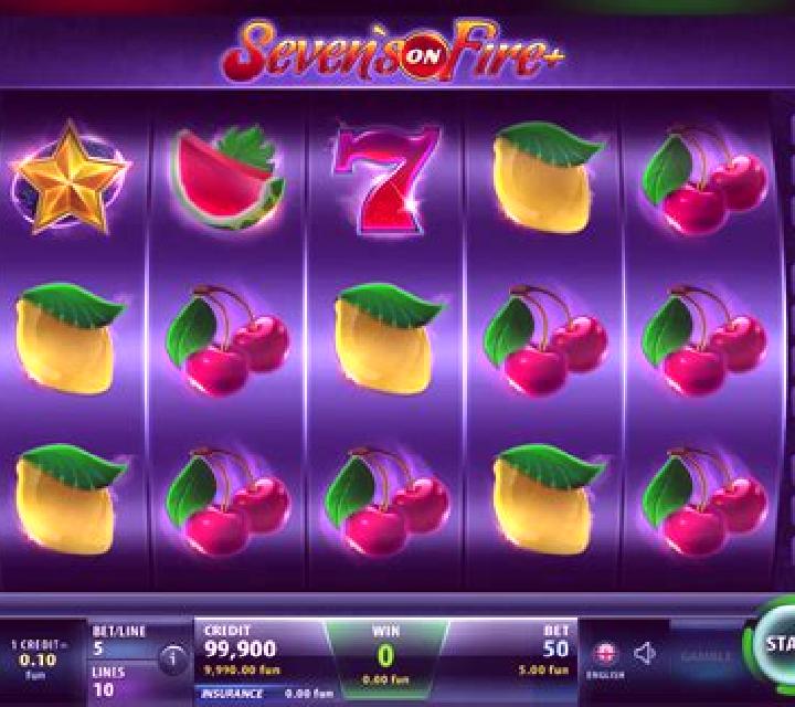 Sevens on Fire slot machine