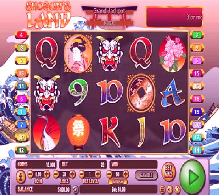Shogun s Land slot machine
