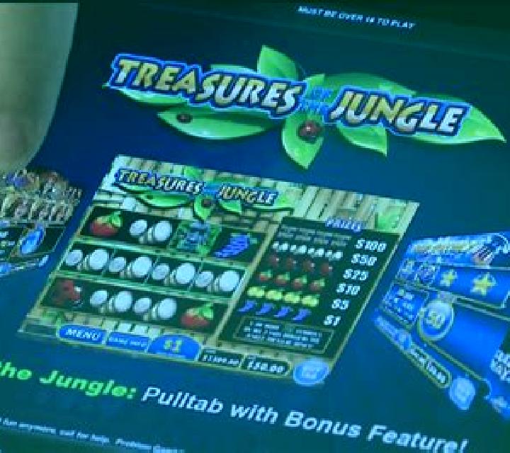 Shuffle Bots Pull Tab slot game