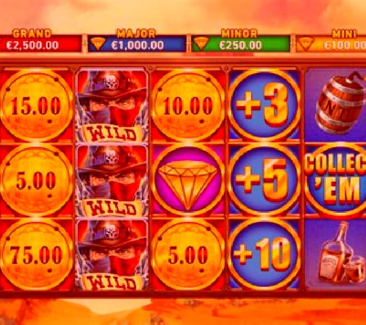 Silver Bullet Bandit Collect Em slot