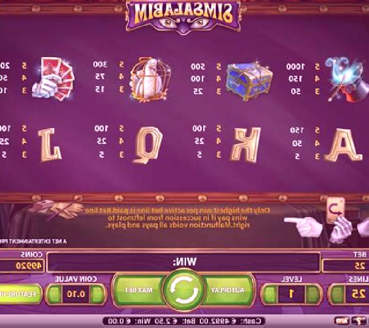 Simsalabim slot machine
