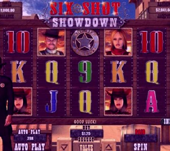 Six Shot Showdown slot machine