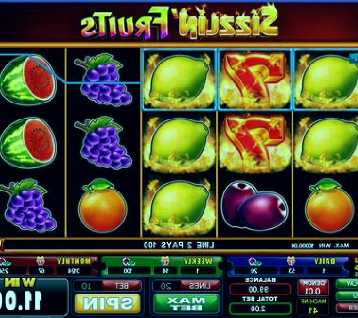 Sizzlin Fruits slot game