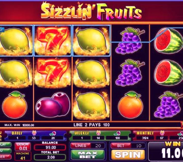 Sizzlin Fruits slot