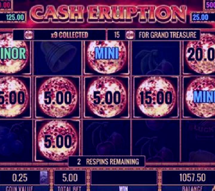 Slingo Cash Eruption slot machine