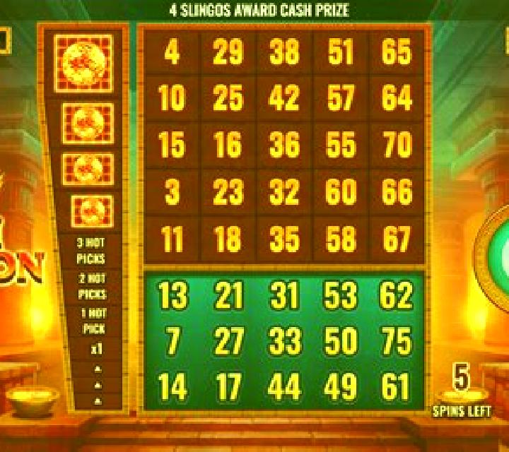 Slingo Cash Eruption slot
