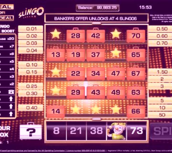 Slingo Deal or No Deal slot