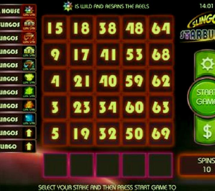 Slingo Starburst online slot