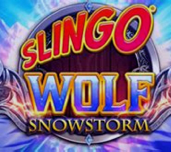 Slingo Wolf Snowstorm slot game