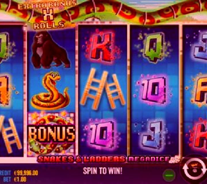 Snakes and Ladders Megadice slot game